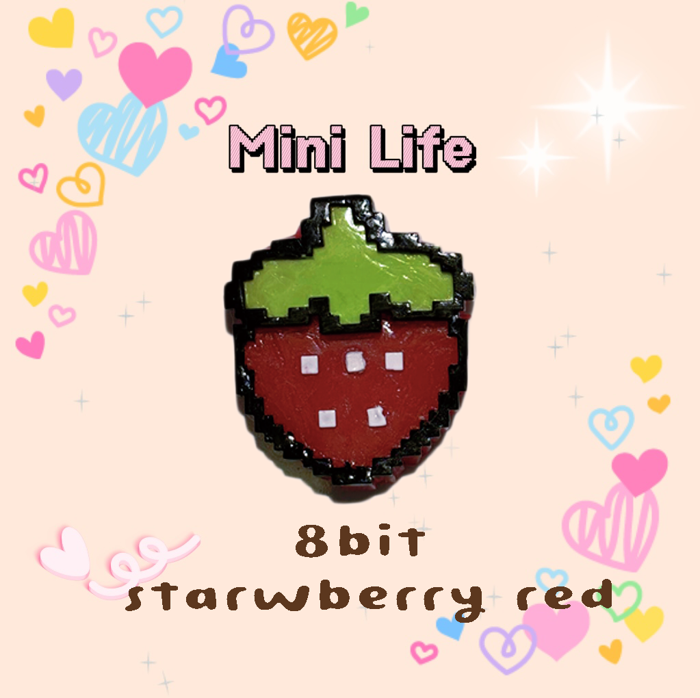 8 bit starwberry red