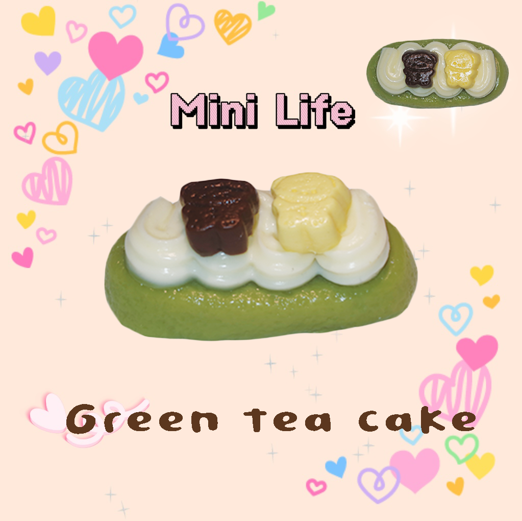 Green tea cake