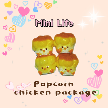 Popcorn chicken package